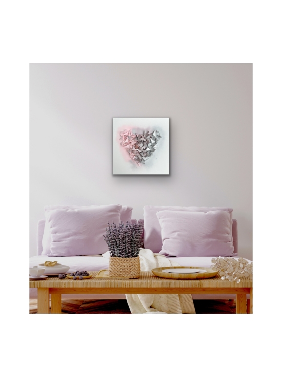 Annika Salmi Art - Metallic heart 60x60 akustiikkateos - photo 5 Annika Salmi Art - Metallic heart 60x60 akustiikkateos | Stockmann - photo 5