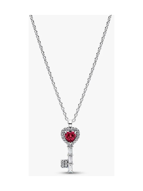 Pandora - Elevated Heart Key Collier Necklace - 394392C01-45 | Stockmann - photo 4