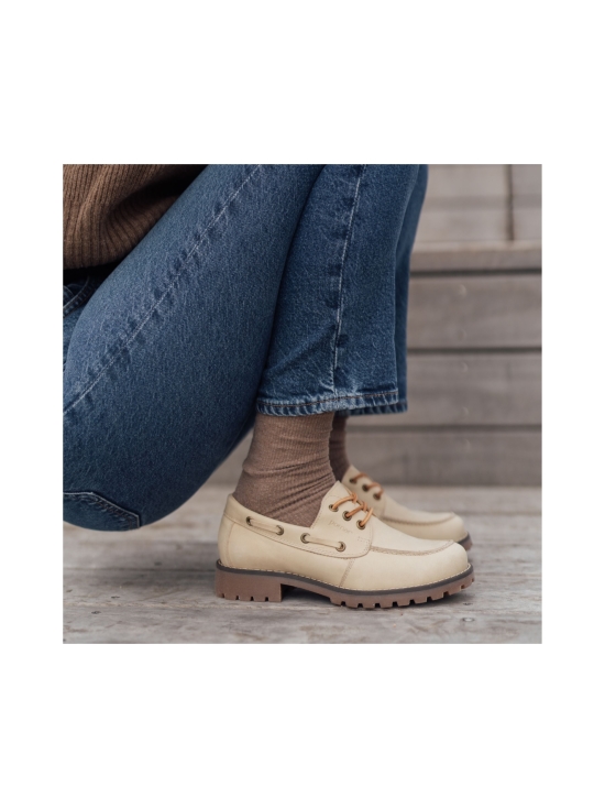Pomar - RENTUKKA purjehduskengät - BEIGE NAPPA/TAN SOLE | Stockmann - photo 5