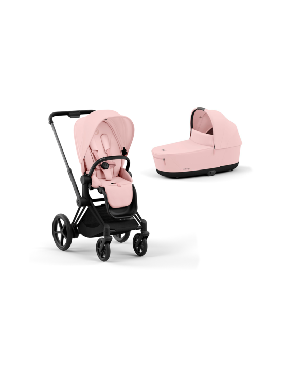 CYBEX - Cybex ePriam yhdistelmävaunut (Matte/Black) - PEACH PINK - photo 2 CYBEX - Cybex ePriam yhdistelmävaunut (Matte/Black) - PEACH PINK | Stockmann - photo 2