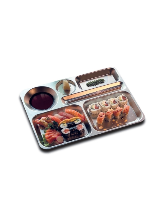Mepra - Sushisetti - lohkolautanen/tarjotin ja syömäpuikot - photo 1 Mepra - Sushisetti - lohkolautanen/tarjotin ja syömäpuikot | Stockmann - photo 1