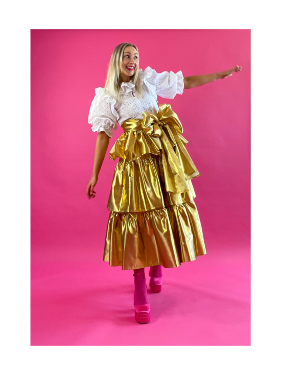 Miia Halmesmaa - LUSH- MIDI HAME, KULTA - KULTA | Stockmann - photo 2