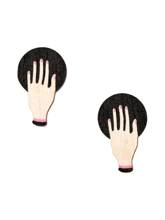 YO ZEN - Hand -nappikorvakorut, musta - MUSTA - photo 1 YO ZEN - Hand -nappikorvakorut, musta - MUSTA | Stockmann - photo 1