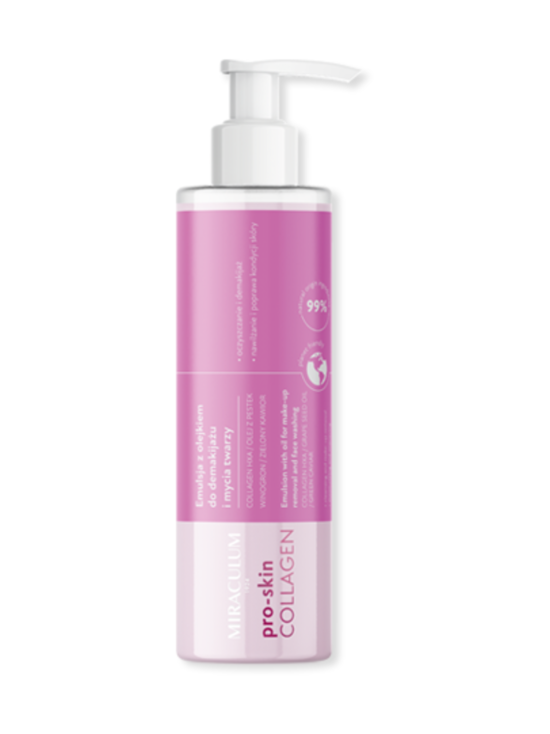 MIRACULUM - Pro Skin Collagen Make-Up Removal & Wash Emulsion -puhdistusmaito 200ml - photo 1 MIRACULUM - Pro Skin Collagen Make-Up Removal & Wash Emulsion -puhdistusmaito 200ml | Stockmann - photo 1