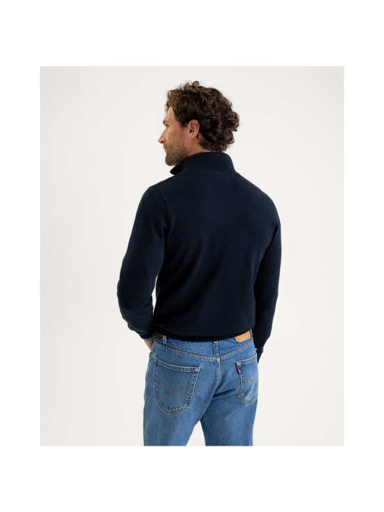 Berkeley - Brockton Halfzip -puuvillaneule - NAVY | Stockmann - photo 4