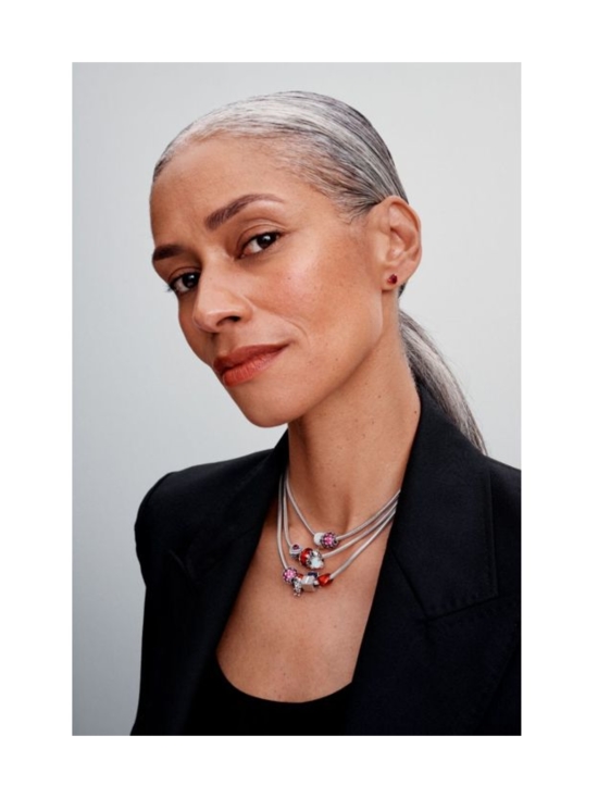 Pandora - Jääkarhu-hela Polar bear sterling silver charm with white lab-created opal and black enamel Sterling silver Enamel Synthetic Opal White 793589C01 | Stockmann - photo 2