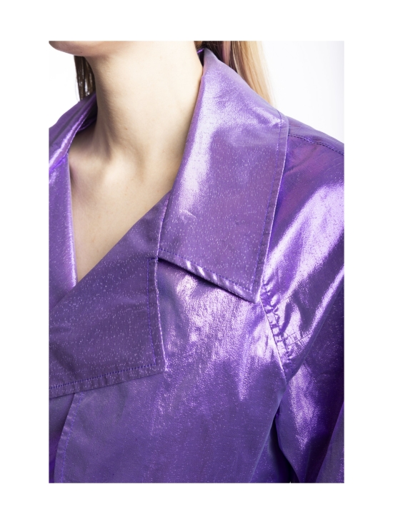 Miia Halmesmaa - LUSH- TRENSSITAKKI, KIILTÄVÄ VIOLETTI - VIOLETTI | Stockmann - photo 3