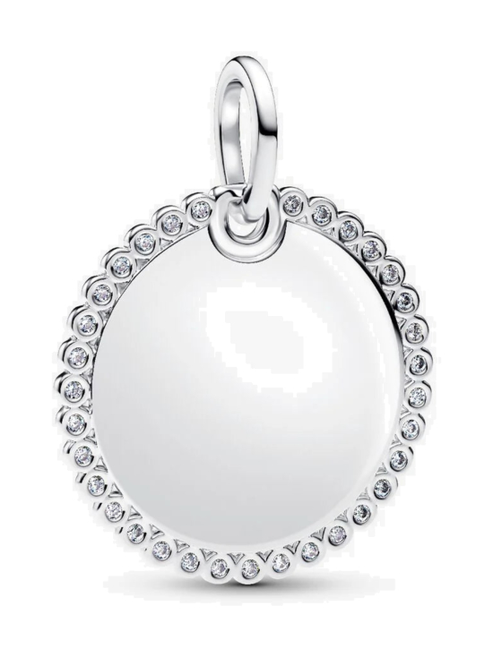 Pandora - Engravable Round Tag Pendant - 394007C01 | Stockmann - photo 6