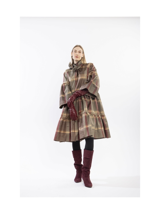 Miia Halmesmaa - LUSH- SILKKIMEKKO RUSETTIKAULUKSELLA, RUUTU SUKLAA - RUSKEA | Stockmann - photo 2