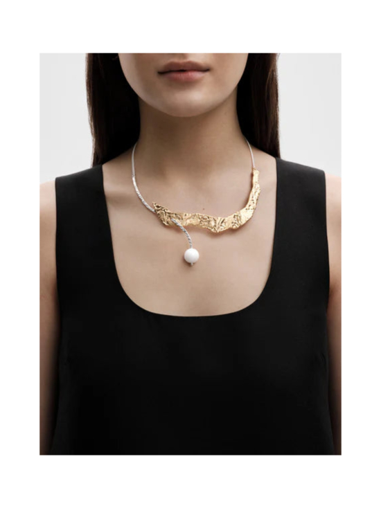 Kalevala - Itu‑kaulakoru hopea/keltakultaus & Murano‑helmi – 231001400J45 | Stockmann - photo 2