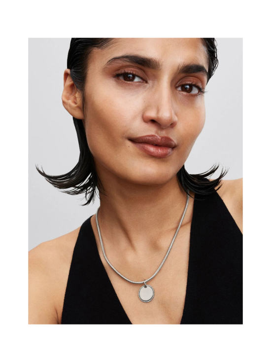 Pandora - Engravable Round Tag Pendant - 394007C01 | Stockmann - photo 1