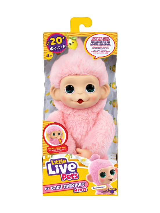 LITTLE LIVE PETS - LITTLE LIVE PETS Interaktiivinen pehmoapina Minis, 19 cm | Stockmann - photo 2