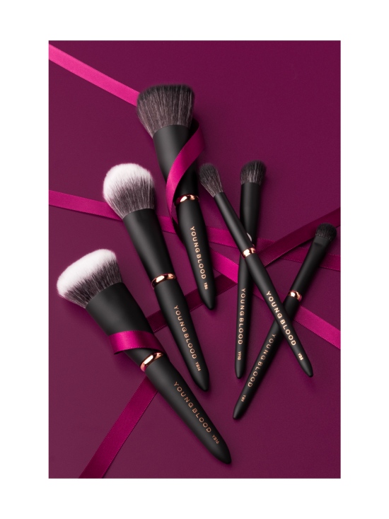 Youngblood - Travel Luxe Brush Set -matkakokoiset siveltimet 6kpl + laukku - 10 | Stockmann - photo 3