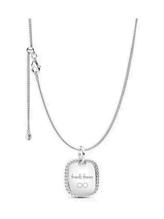 Pandora - Engravable Square Tag Pendant - 394009C01 | Stockmann - photo 4