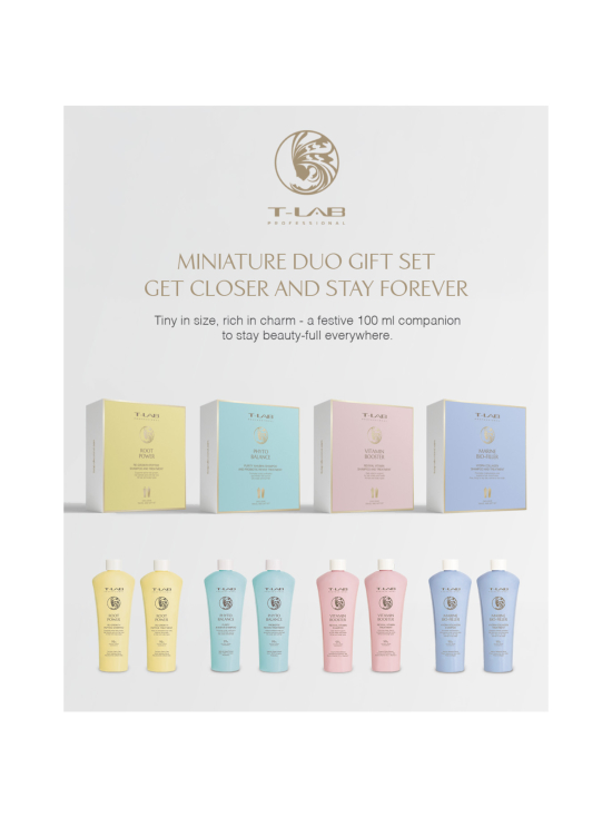 T-LAB Professional - Root Power Re-Growth Peptide Shampoo&Treatment -matkapakkaus 2x100ml | Stockmann - photo 2