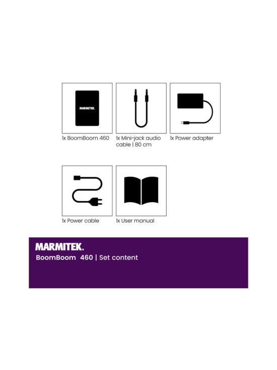 Marmitek - Marmitek BoomBoom 460 2x20W vahvistin Bluetooth aptX vastaanottimella | Stockmann - photo 6