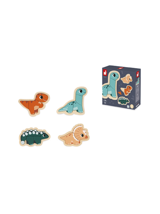 JANOD - JANOD DINO Kehittävät palapelit, 4 kpl - photo 4 JANOD - JANOD DINO Kehittävät palapelit, 4 kpl | Stockmann - photo 4