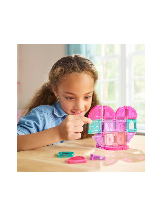 MAGNA-TILES - MAGNA-TILES Micromags Magneettinen rakennussarja Sydämet, 26 osaa | Stockmann - photo 3