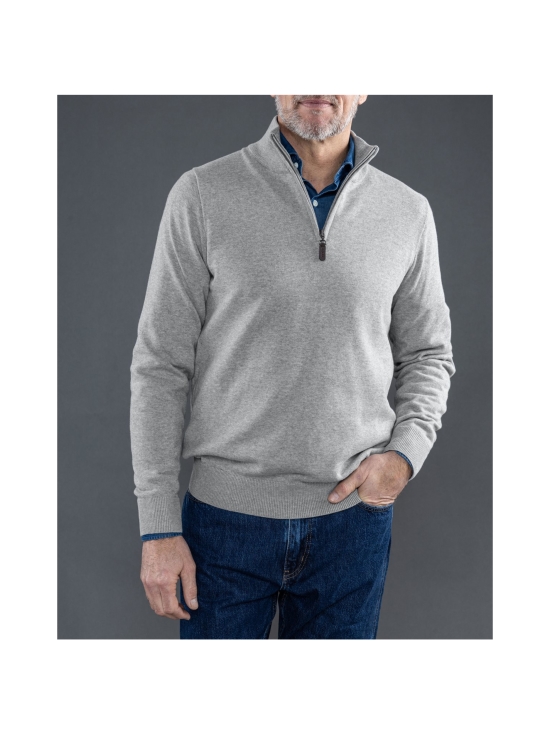 Berkeley - Brockton Halfzip -puuvillaneule - VAALEANHARMAA | Stockmann - photo 5