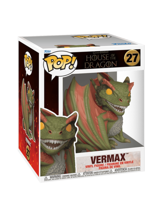 GAME OF THRONES - FUNKO POP! Super Vinyylihahmo: Game of Thrones: House of the Dragon - Vermax - photo 1 GAME OF THRONES - FUNKO POP! Super Vinyylihahmo: Game of Thrones: House of the Dragon - Vermax | Stockmann - photo 1