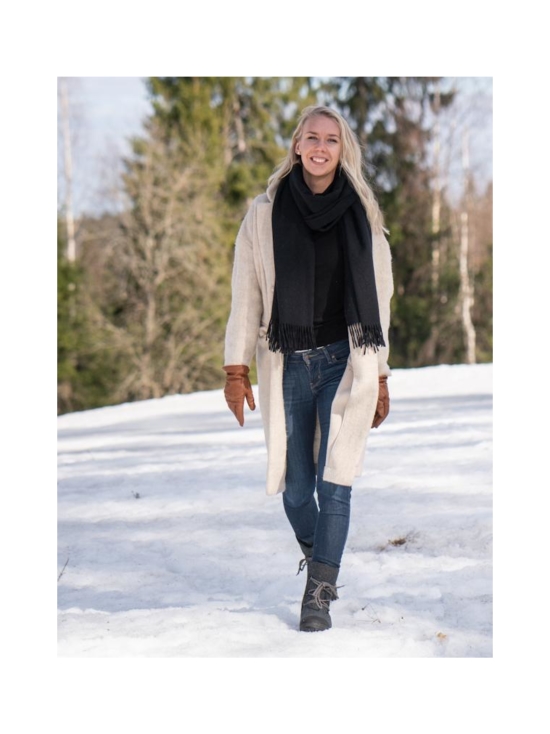 Pomar - KOLI Naisten XW GORE-TEX® huopasaapikkaat - GRANIT FELT/BLACK WAXY LEATHER | Stockmann - photo 7