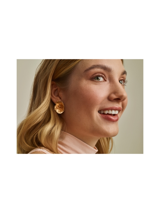 Kalevala - Kesäyön ruusu nappikorvakorut pronssi 361000701T | Stockmann - photo 2