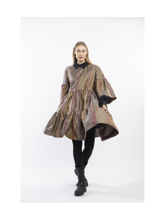 Miia Halmesmaa - LUSH- SILKKIMEKKO, RUUTU HIEKKA - RUSKEA | Stockmann - photo 4