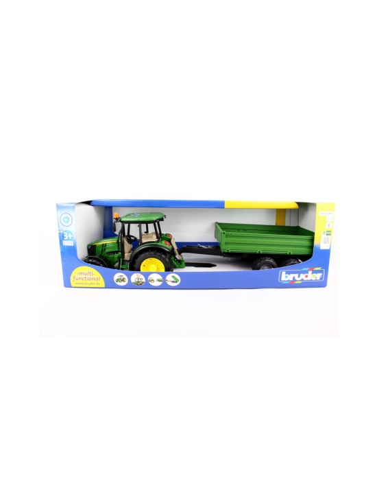 Bruder - BRUDER John Deere 5115M -traktori kippiperävaunulla, 1:16 - photo 1 Bruder - BRUDER John Deere 5115M -traktori kippiperävaunulla, 1:16 | Stockmann - photo 1