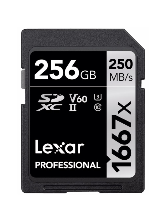 Lexar - Lexar Professional 256GB SDXC UHS-II (1667x, 250Mb/s) | Stockmann - photo 1