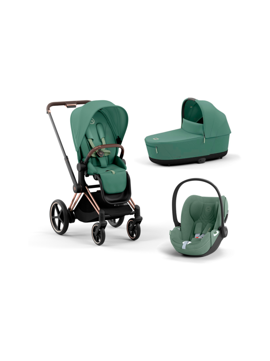 CYBEX - Cybex ePriam yhdistelmävaunut ja turvakaukalo (Rosegold) - LEAF GREEN - photo 3 CYBEX - Cybex ePriam yhdistelmävaunut ja turvakaukalo (Rosegold) - LEAF GREEN | Stockmann - photo 3