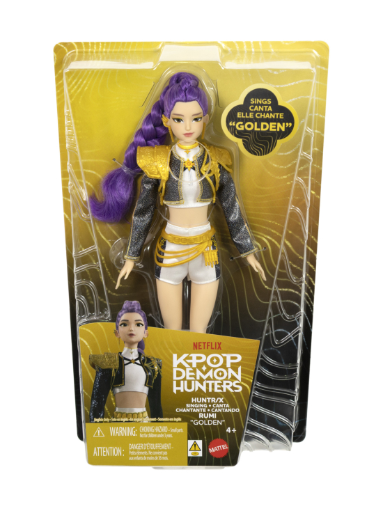 KPOP DEMON HUNTERS - ENNAKKOMYYNTI! KPOP Demon Hunters laulava nukke - Rumi 32 cm | Stockmann - photo 1