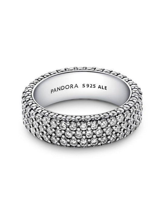 Pandora - Pandora Timeless kolmerivinen pavésormus  Pandora Timeless Pavé Triple-row Ring 192634C01 | Stockmann - photo 2