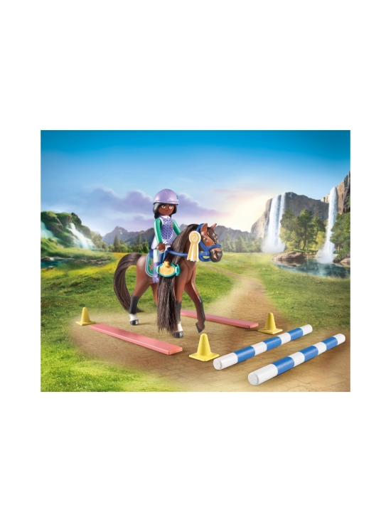 PLAYMOBIL - PLAYMOBIL WORLD OF HORSES Hyppyareena Zoen ja Blazen kanssa 71355 | Stockmann - photo 5