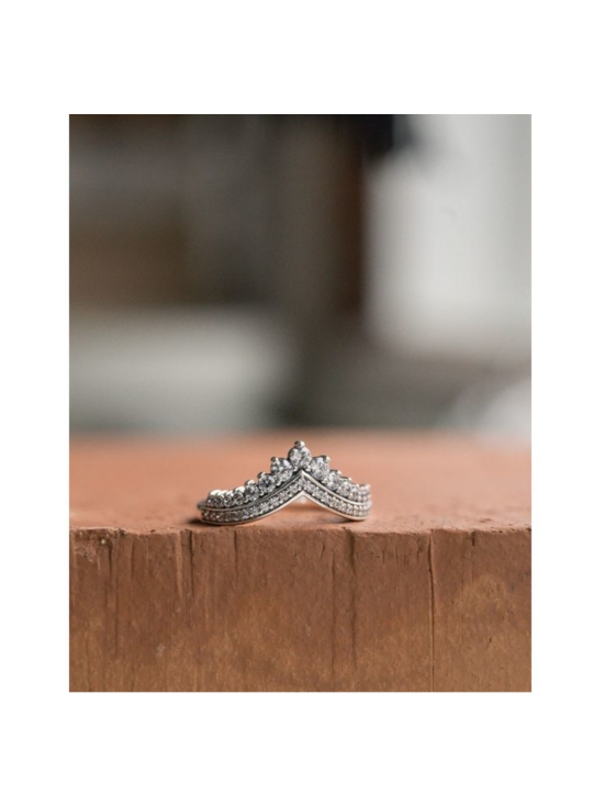 Pandora - Tiara wishbone silver ring with clear cubic zirconia 197736CZ | Stockmann - photo 5