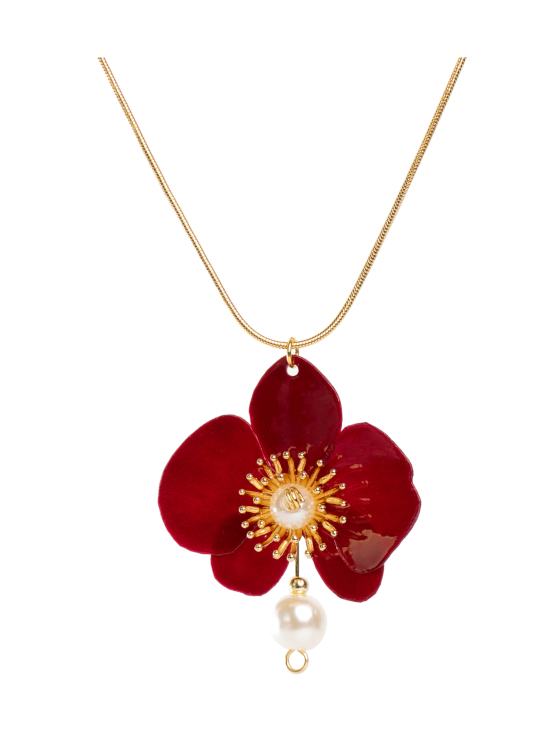 Upcycle with Jing - Butterfly Orchid Helmikaulakoru - Punainen - PUNAINEN - photo 1 Upcycle with Jing - Butterfly Orchid Helmikaulakoru - Punainen - PUNAINEN | Stockmann - photo 1