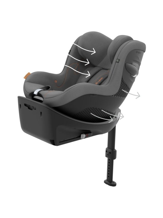 CYBEX - Cybex Sirona G i-Size turvaistuin (61-105cm) - PLUS MOON BLACK - photo 9 CYBEX - Cybex Sirona G i-Size turvaistuin (61-105cm) - PLUS MOON BLACK | Stockmann - photo 9