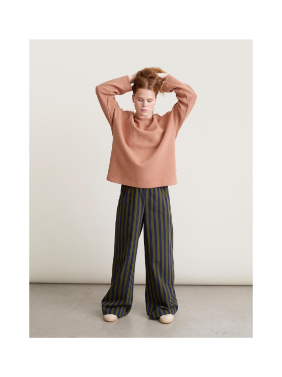 MAINIO - Stripy aikuisten seersucker-housut - SININEN | Stockmann - photo 9