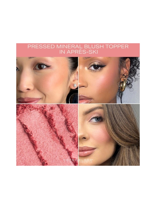 Youngblood - Pressed Mineral Blush Topper Apres-Ski -erikoisposkipuna / -luomiväri 3g - 4 | Stockmann - photo 2