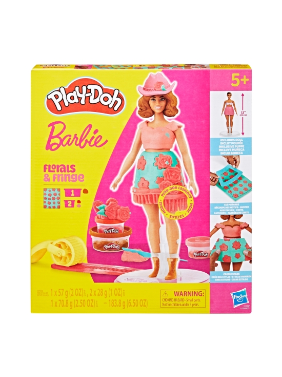 BARBIE - PLAY-DOH BARBIE leikkisetti Kukat ja hapsut | Stockmann - photo 1