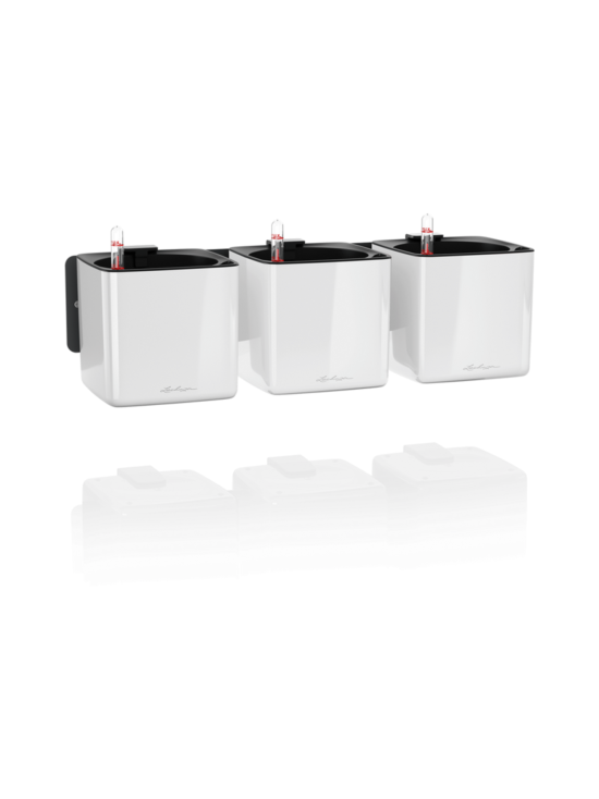Lechuza - Green Wall Home Kit Valkoinen Altakasteluruukku 3x ∅14x14cm, korkeus 14cm - VALKOINEN KIILTÄVÄPINTA - photo 1 Lechuza - Green Wall Home Kit Valkoinen Altakasteluruukku 3x ∅14x14cm, korkeus 14cm - VALKOINEN KIILTÄVÄPINTA | Stockmann - photo 1