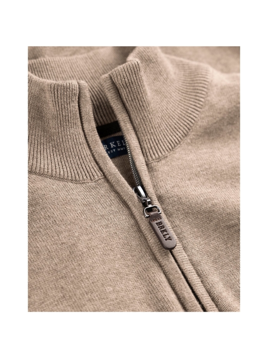 Berkeley - Brockton Halfzip -puuvillaneule - BEIGE | Stockmann - photo 4