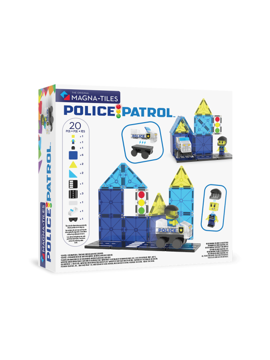 MAGNA-TILES - MAGNA-TILES magneettirakennussetti Poliisipartio, 20 osaa - photo 2 MAGNA-TILES - MAGNA-TILES magneettirakennussetti Poliisipartio, 20 osaa | Stockmann - photo 2