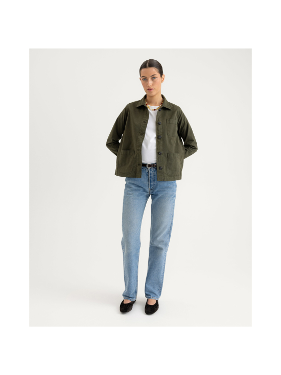 Berkeley - W´s Logan Stretch Overshirt -paitatakki - OLIVE | Stockmann - photo 2
