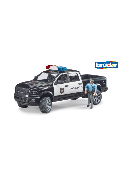 BRUDER - BRUDER Dodge RAM 2500 -poliisiauto ja poliisi, 1:16 - photo 1 BRUDER - BRUDER Dodge RAM 2500 -poliisiauto ja poliisi, 1:16 | Stockmann - photo 1