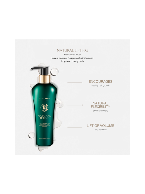 T-LAB Professional - Natural Lifting Duo Shampoo -tuuheuttava shampoo 300ml | Stockmann - photo 3