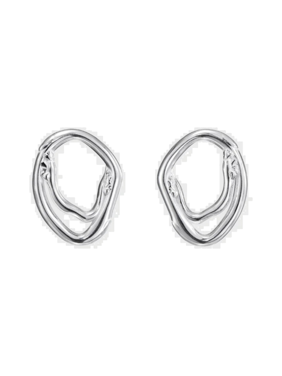 Kalevala - Männyt-nappikorvakorut isot hopea 261001103T | Stockmann - photo 3