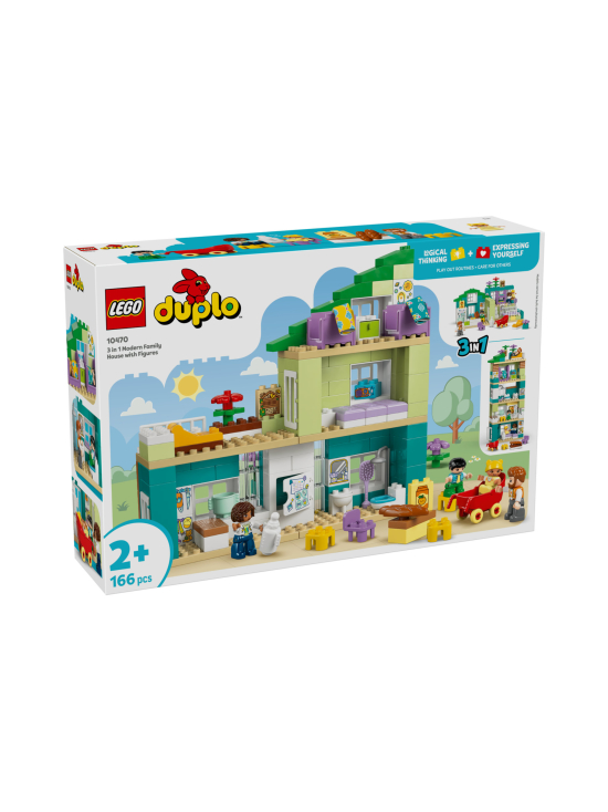 LEGO DUPLO - LEGO DUPLO Town Nykyaikainen omakotitalo ja hahmot 3in1 10470 | Stockmann - photo 1