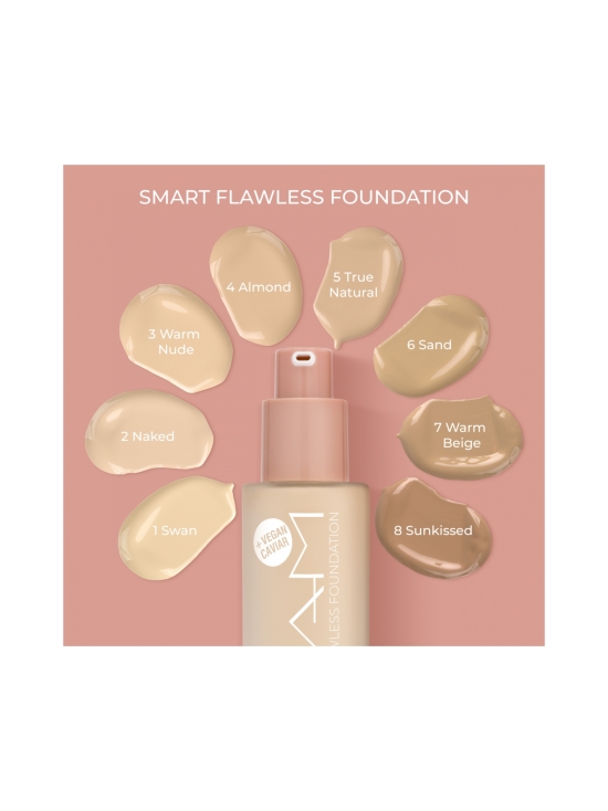 NAM - Smart Flawless Foundation -meikkivoide 30ml - 01 SWAN | Stockmann - photo 2