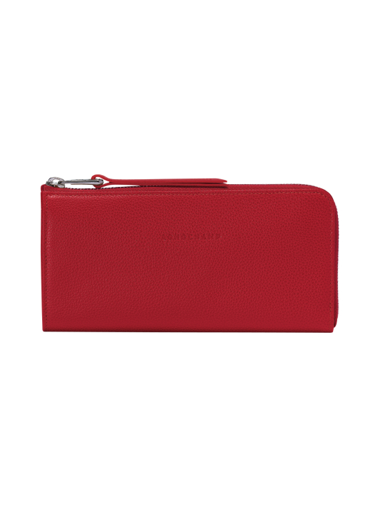 Longchamp - Le Foulonné - Long Zip Around Wallet - Nahkalompakko - RED - photo 1 Longchamp - Le Foulonné - Long Zip Around Wallet - Nahkalompakko - RED | Stockmann - photo 1