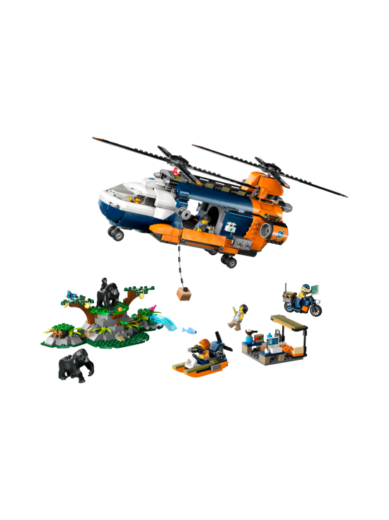 LEGO CITY - LEGO City Viidakkotutkijan helikopteri leirissä 60437 - photo 3 LEGO CITY - LEGO City Viidakkotutkijan helikopteri leirissä 60437 | Stockmann - photo 3